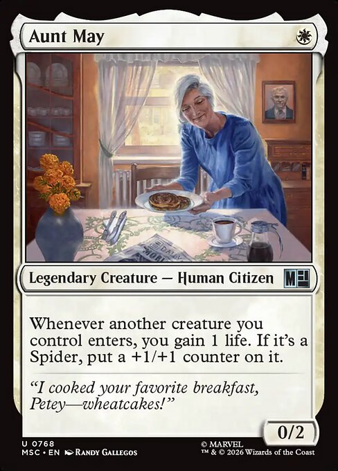 Aunt May — art by Randy Gallegos