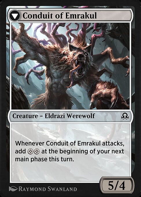 Conduit of Storms // Conduit of Emrakul — art by Raymond Swanland