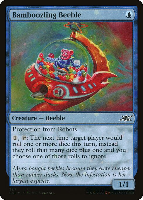 Bamboozling Beeble — art by Jeff Miracola