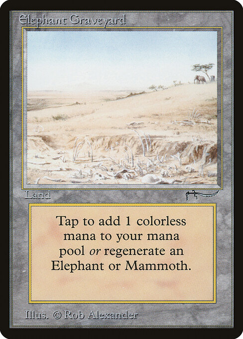 Elephant Graveyard — art by Rob Alexander