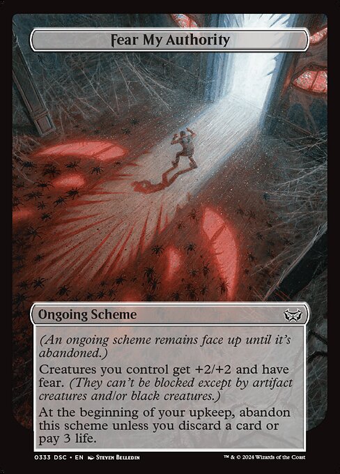 Fear My Authority — art by Steven Belledin