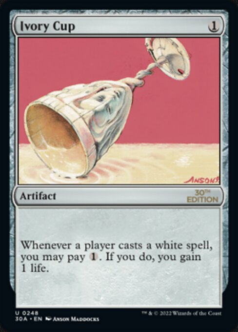 Ivory Cup — art by Anson Maddocks