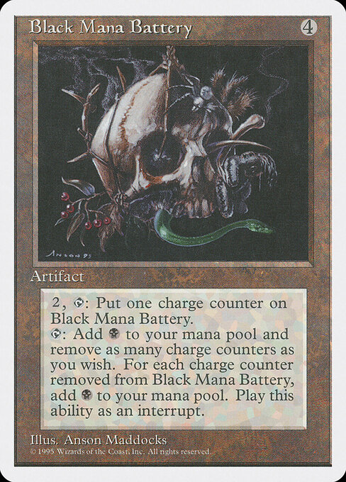 Black Mana Battery — art by Anson Maddocks