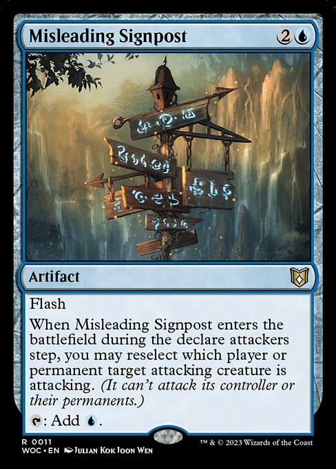Misleading Signpost — art by Julian Kok Joon Wen