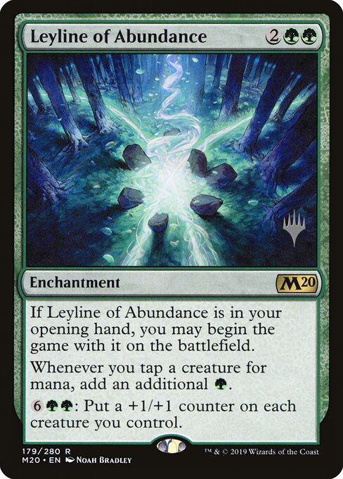 Leyline of Abundance — art by Noah Bradley