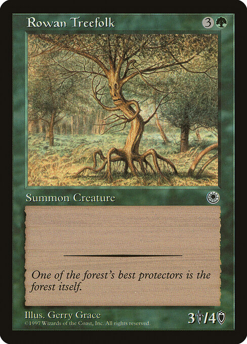 Rowan Treefolk — art by Gerry Grace