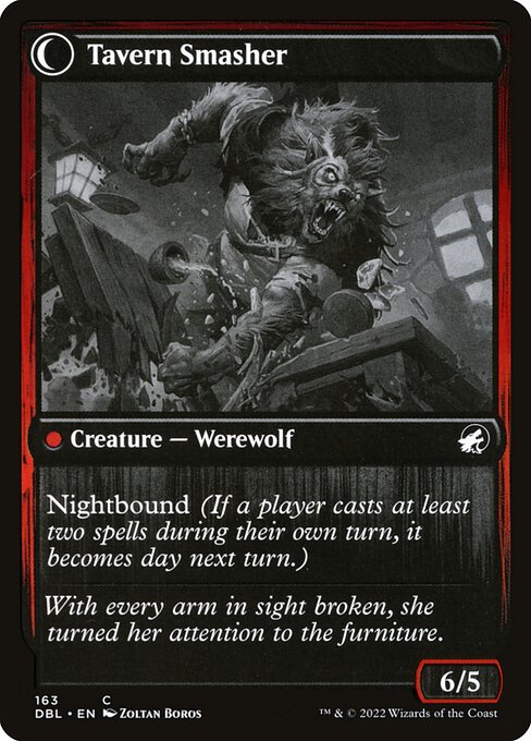 Tavern Ruffian // Tavern Smasher — art by Zoltan Boros