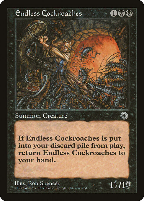 Endless Cockroaches — art by Ron Spencer