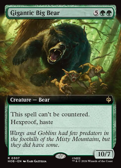 Gigantic Big Bear — art by Xabi Gaztelua