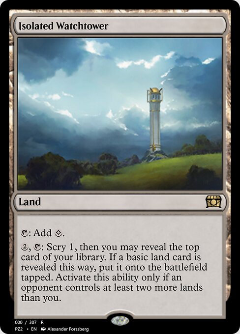 Isolated Watchtower — art by Alexander Forssberg