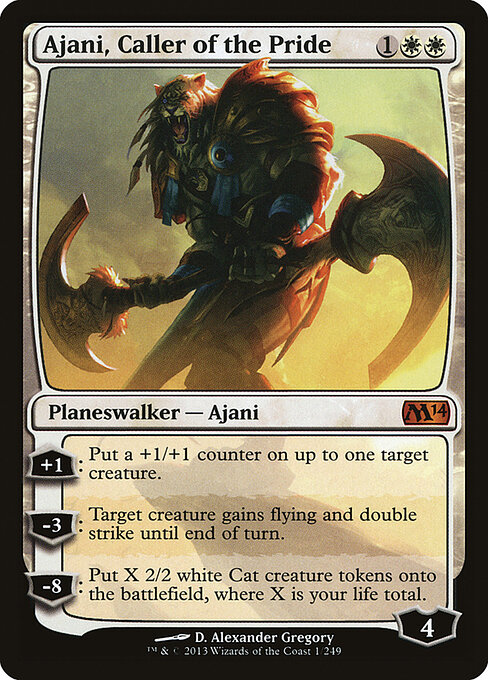 Ajani, Caller of the Pride — art by D. Alexander Gregory