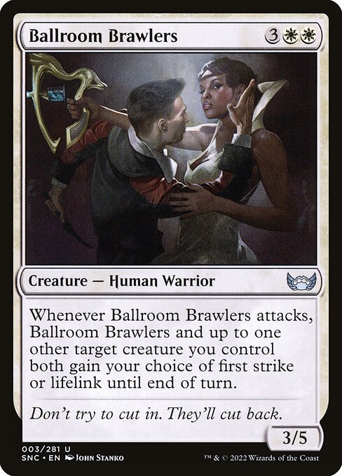 Ballroom Brawlers — art by John Stanko