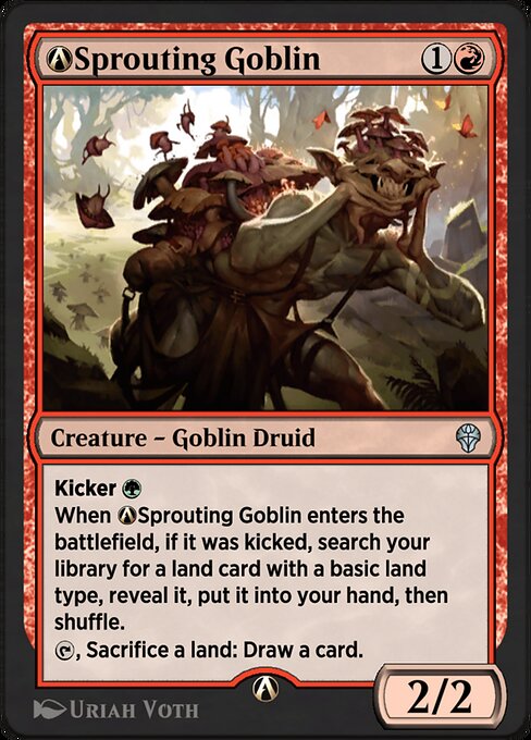 A-Sprouting Goblin — art by Uriah Voth