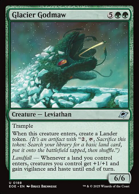 Glacier Godmaw — art by Bruce Brenneise