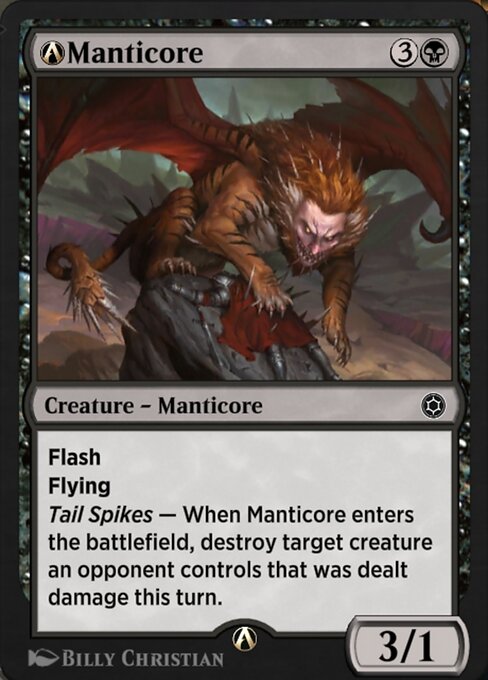 A-Manticore — art by Billy Christian