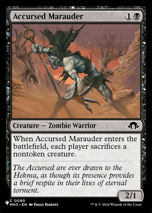 Accursed Marauder — art by Paolo Parente