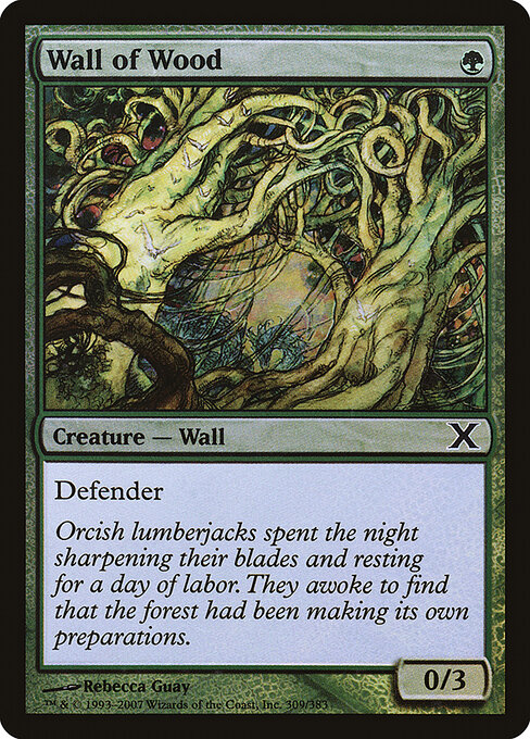 Wall of Wood — art by Rebecca Guay