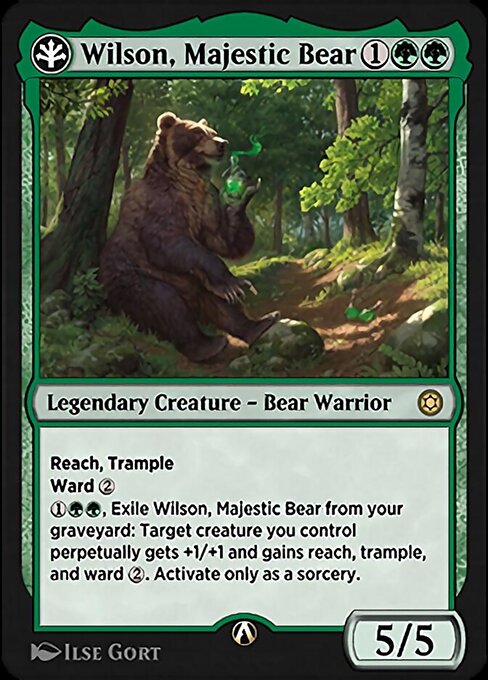 Wilson, Majestic Bear — art by Ilse Gort