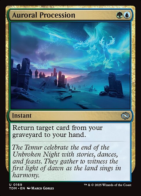 Auroral Procession — art by Marco Gorlei
