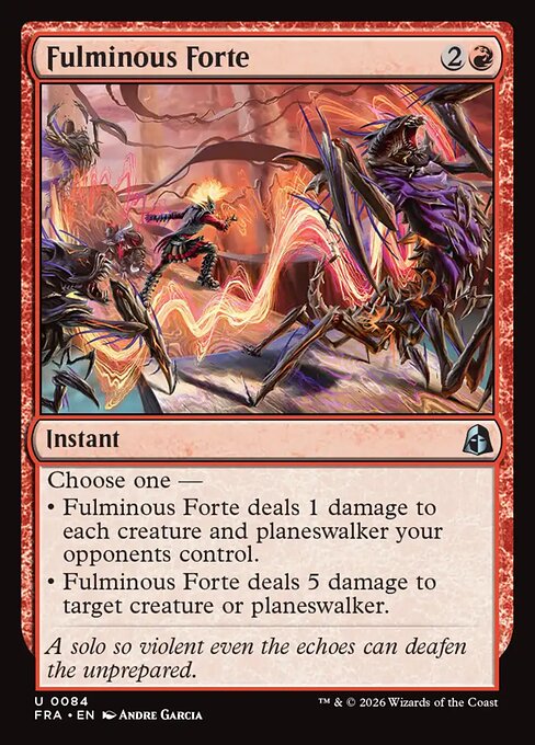 Fulminous Forte — art by Andre Garcia