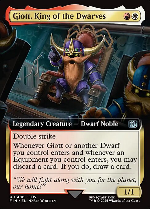 Giott, King of the Dwarves — art by Ben Wootten