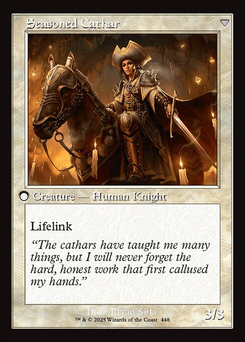 Ambitious Farmhand // Seasoned Cathar — art by Bryan Sola