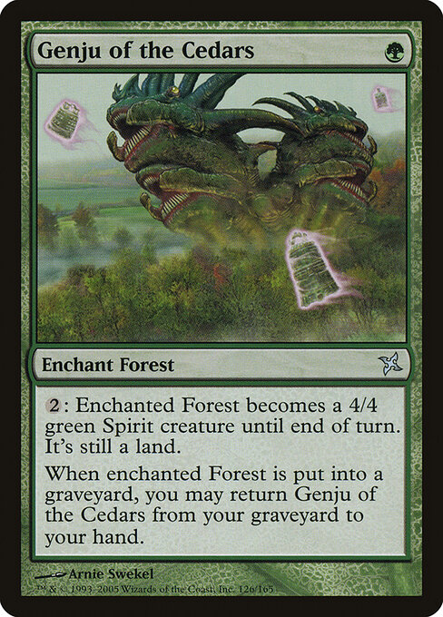 Genju of the Cedars — art by Arnie Swekel