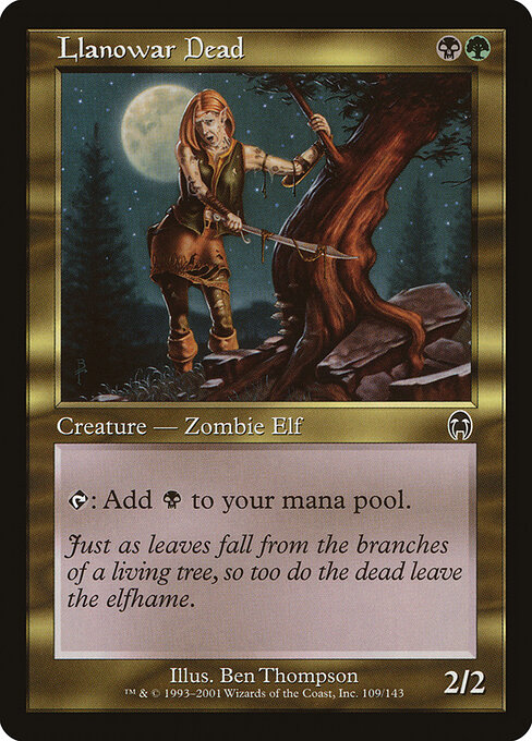 Llanowar Dead — art by Ben Thompson