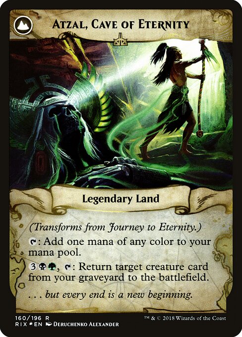 Journey to Eternity // Atzal, Cave of Eternity — art by Deruchenko Alexander