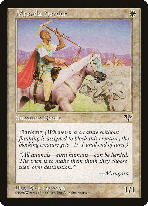 Mtenda Herder — art by Zina Saunders