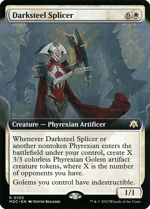 Darksteel Splicer — art by Steven Belledin