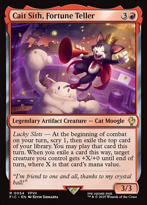 Cait Sith, Fortune Teller — art by Kevin Sidharta