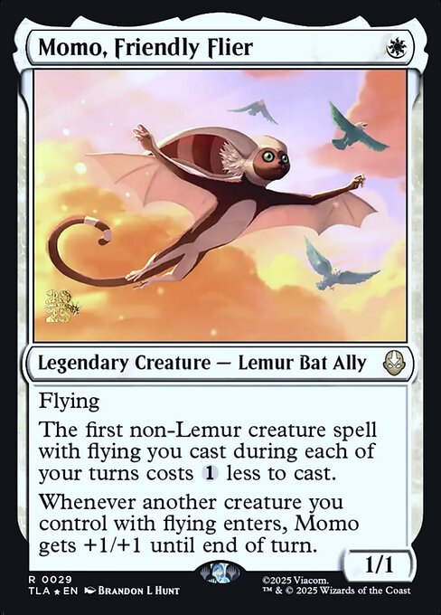 Momo, Friendly Flier — art by Brandon L. Hunt