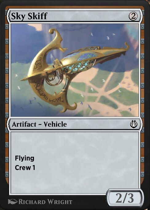 Sky Skiff — art by Richard Wright