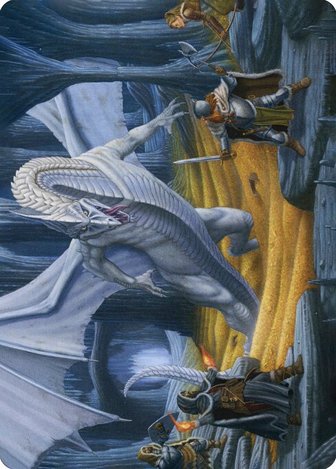 Cave of the Frost Dragon // Cave of the Frost Dragon — art by Larry Elmore