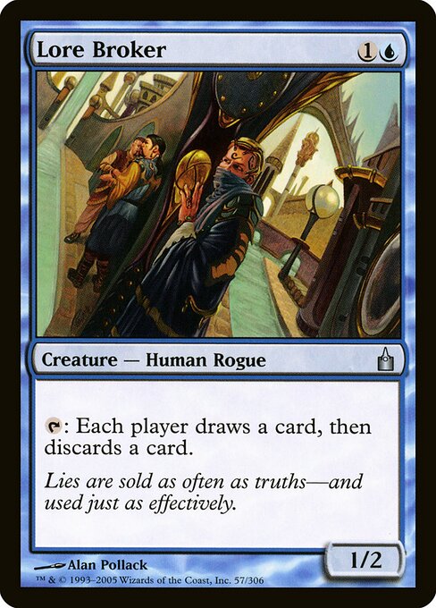 Lore Broker — art by Alan Pollack