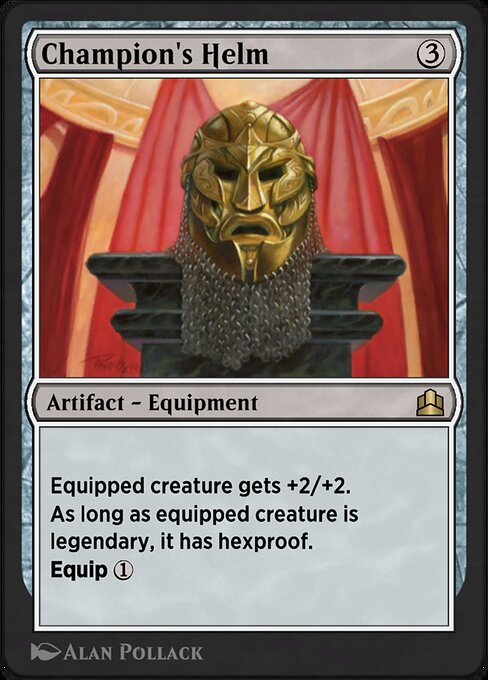 Champion's Helm — art by Alan Pollack