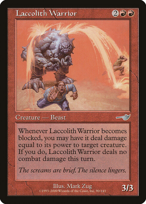 Laccolith Warrior — art by Mark Zug