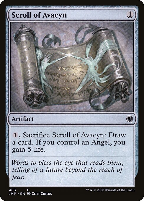 Scroll of Avacyn — art by Cliff Childs