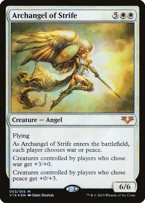 Archangel of Strife — art by Greg Staples