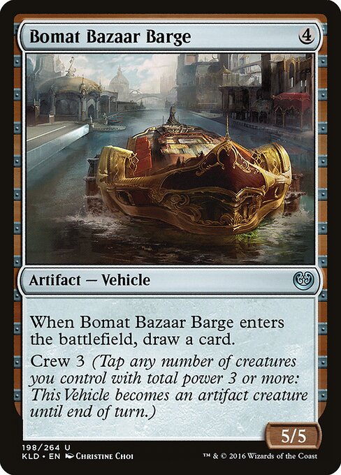 Bomat Bazaar Barge — art by Christine Choi