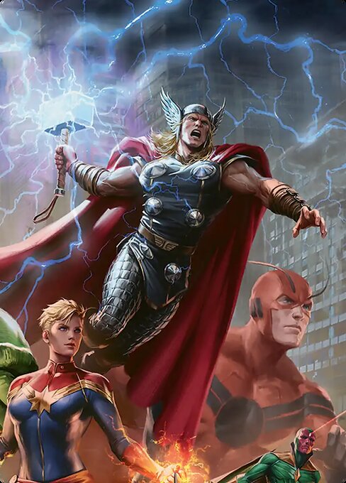 Thor, Guardian of Midgard // Thor, Guardian of Midgard — art by Thanh Tuấn