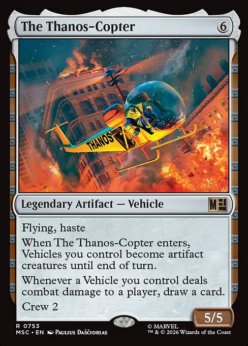 The Thanos-Copter — art by Paulius Daščioras