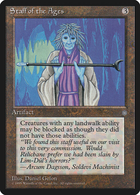 Staff of the Ages — art by Daniel Gelon
