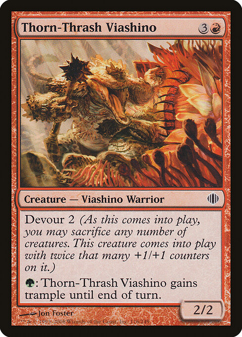 Thorn-Thrash Viashino — art by Jon Foster