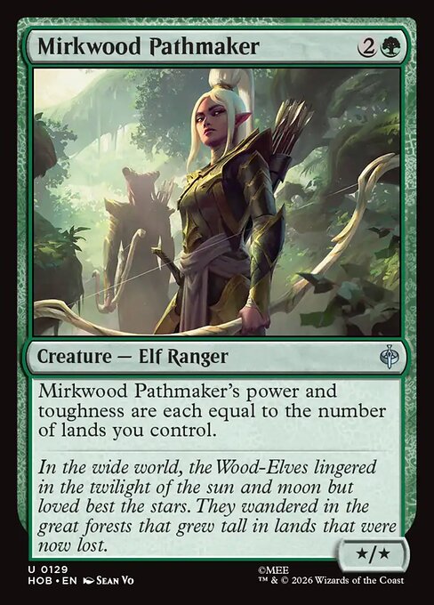 Mirkwood Pathmaker — art by Sean Vo