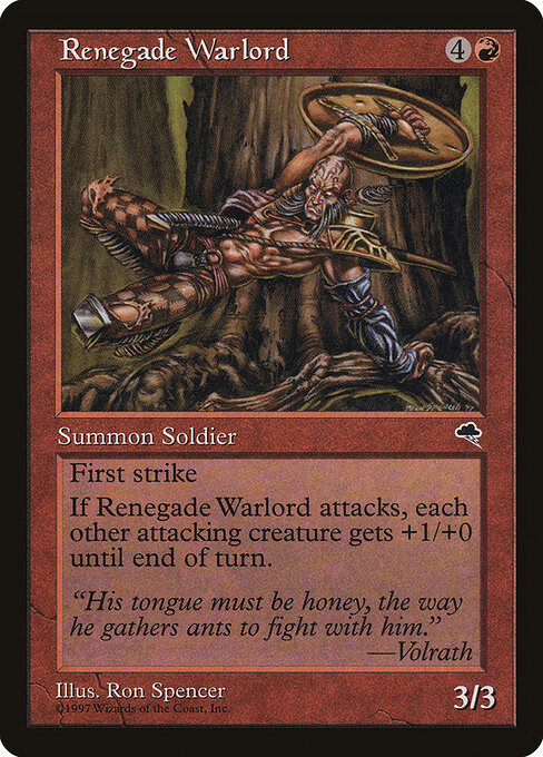 Renegade Warlord — art by Ron Spencer
