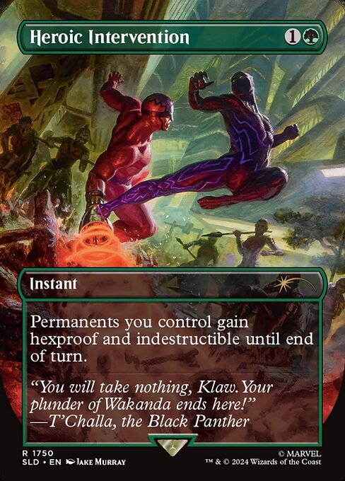 Heroic Intervention — art by Jake Murray