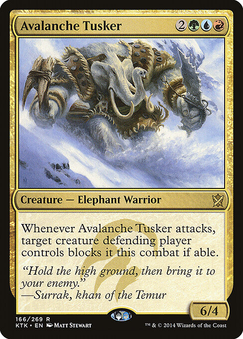 Avalanche Tusker — art by Matt Stewart