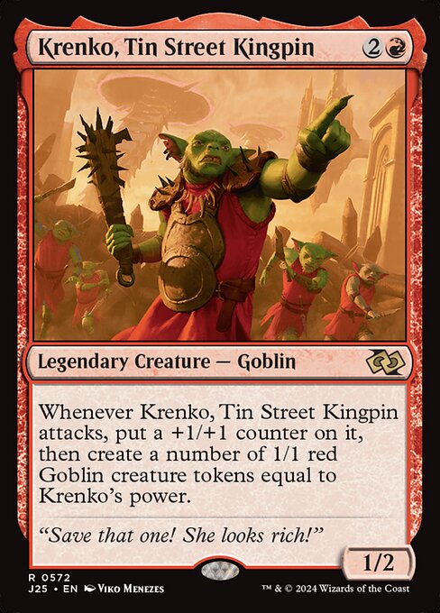 Krenko, Tin Street Kingpin — art by Viko Menezes